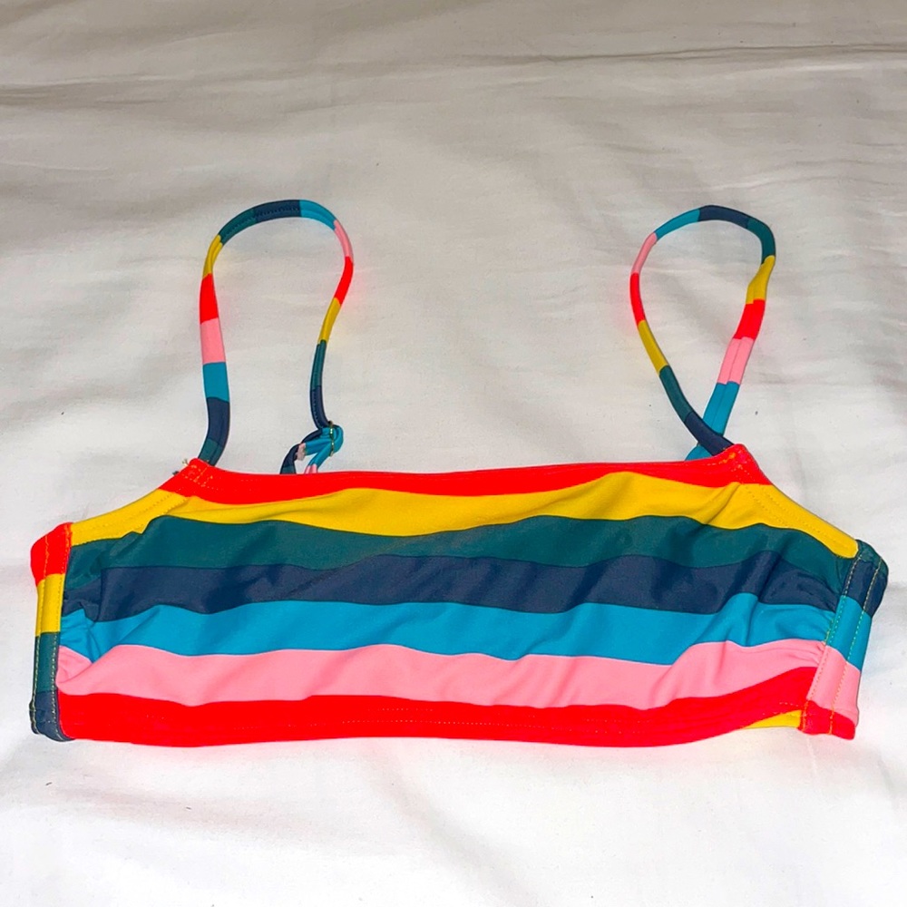 Target rainbow bikini top
